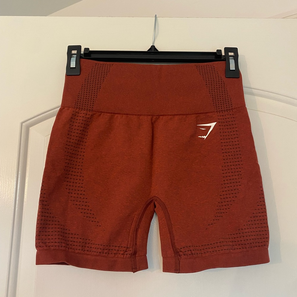 Gymshark Burnt Orange Athletic Shorts